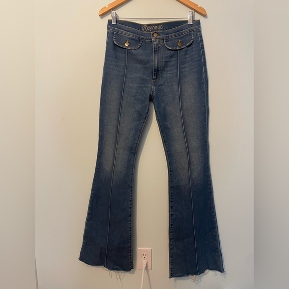 Roxy Acynetic High Rise Flare Jeans Size 29 - Picture 4 of 10